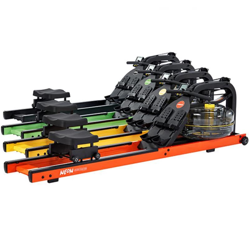 FIRST DEGREE FITNESS GREEN NEON WATER ROWER - Johnson Fitness